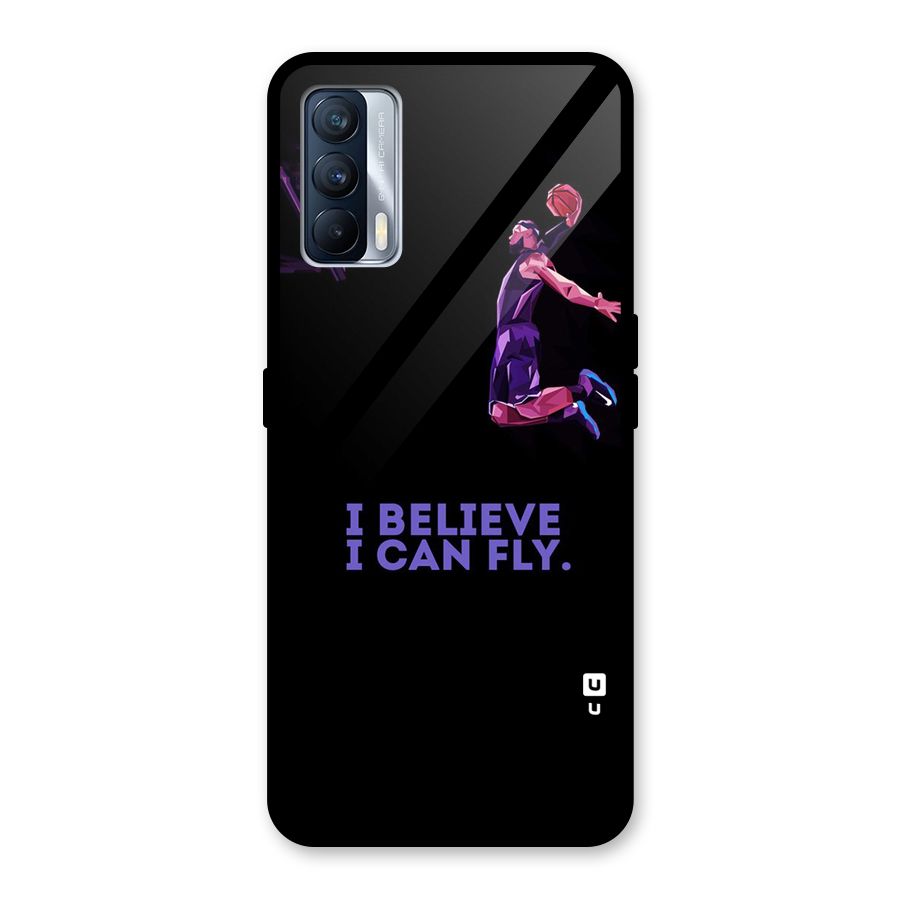 Believe And Fly Glass Back Case for Realme X7