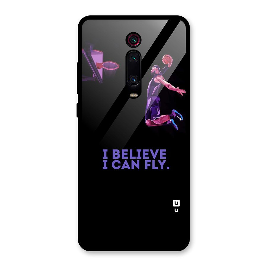 Believe And Fly Glass Back Case for Redmi K20