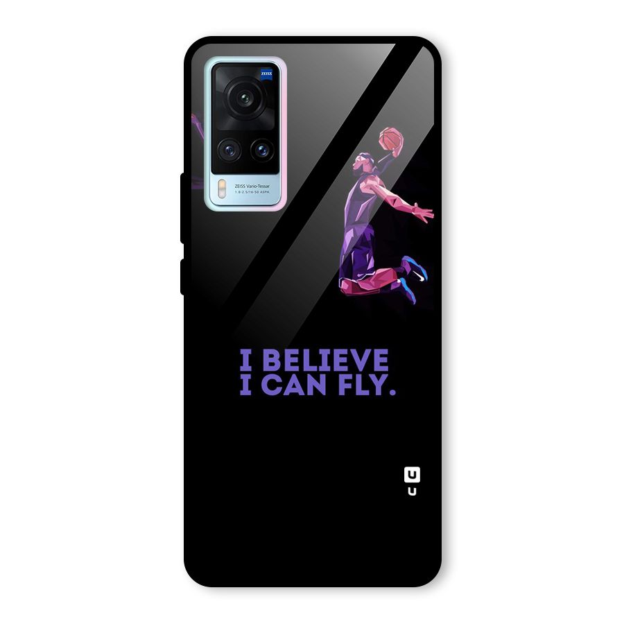 Believe And Fly Glass Back Case for Vivo X60
