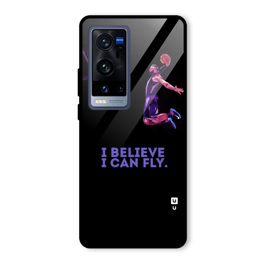 Believe And Fly Glass Back Case for Vivo X60 Pro Plus