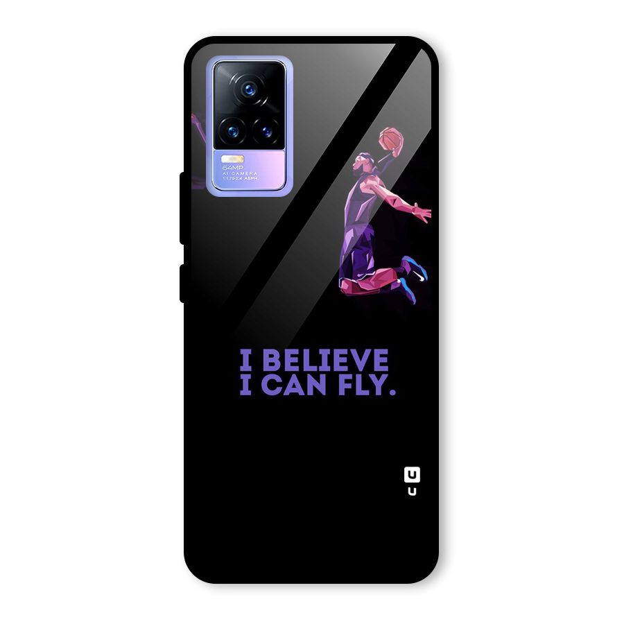 Believe And Fly Glass Back Case for Vivo Y73