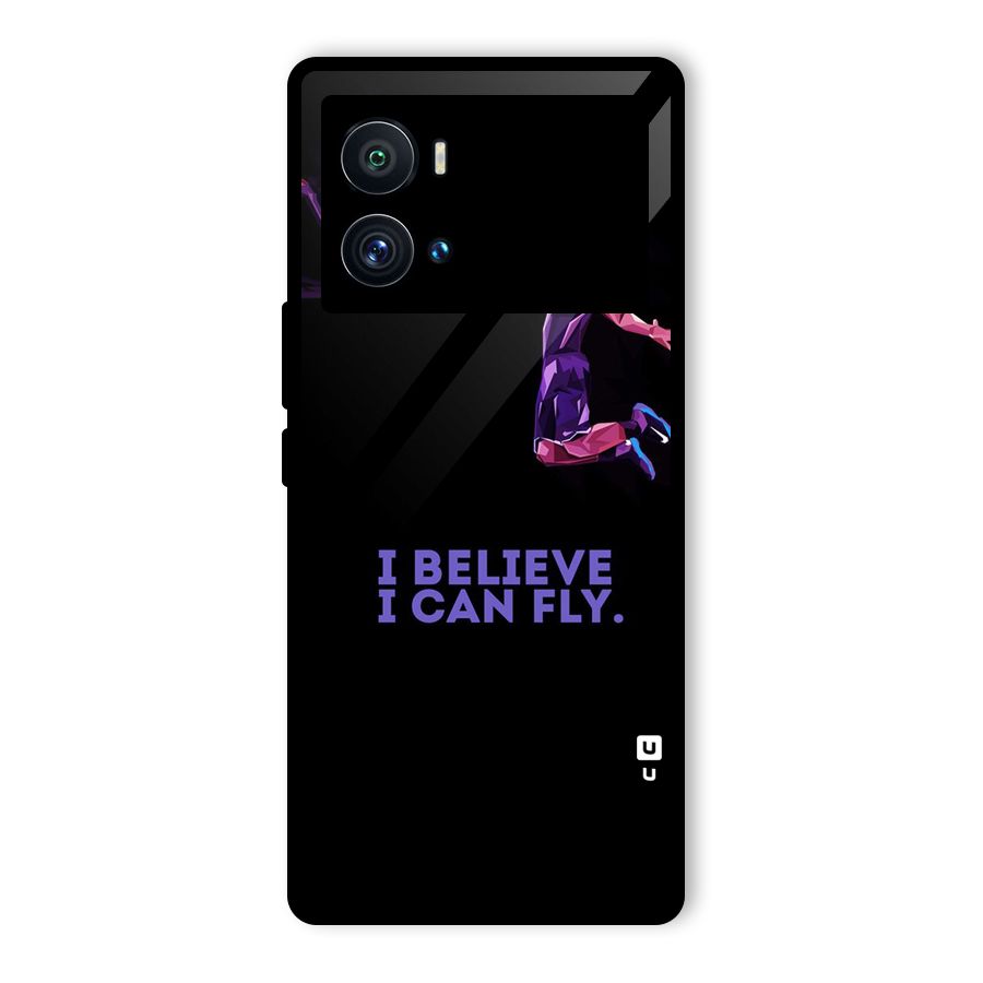 Believe And Fly Glass Back Case for Vivo iQOO 9 Pro