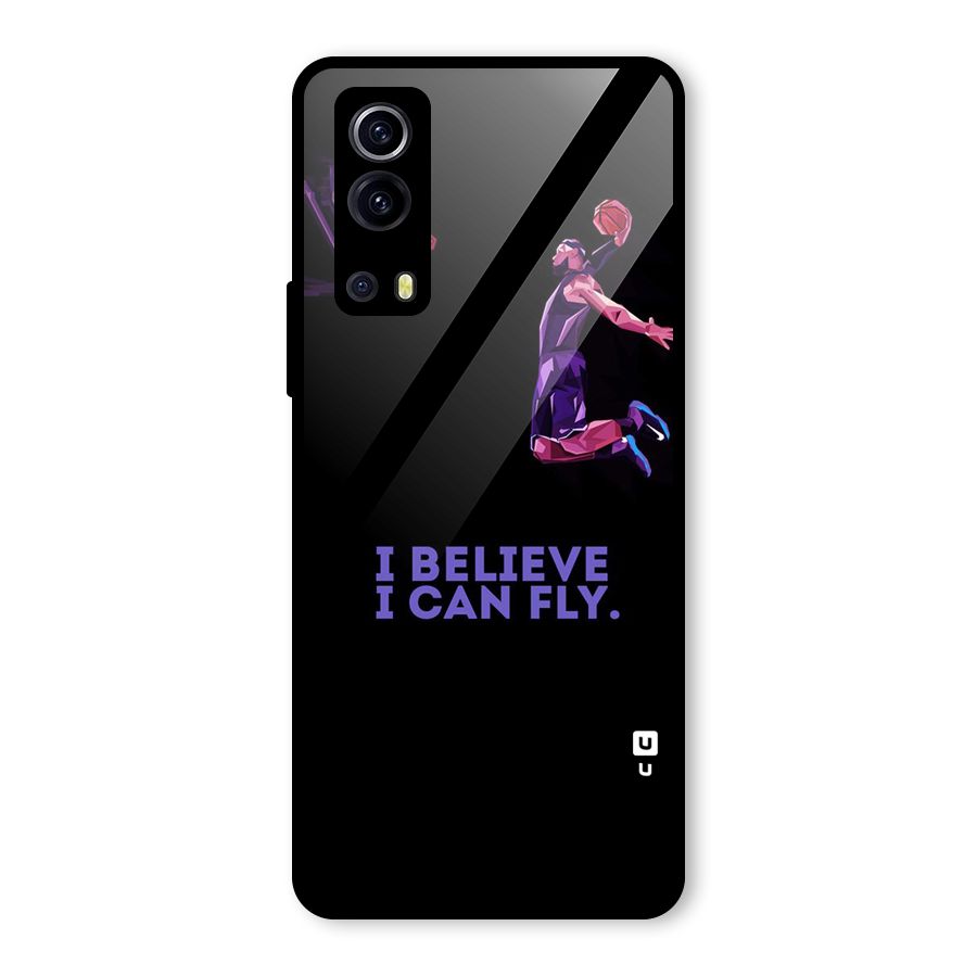 Believe And Fly Glass Back Case for Vivo iQOO Z3