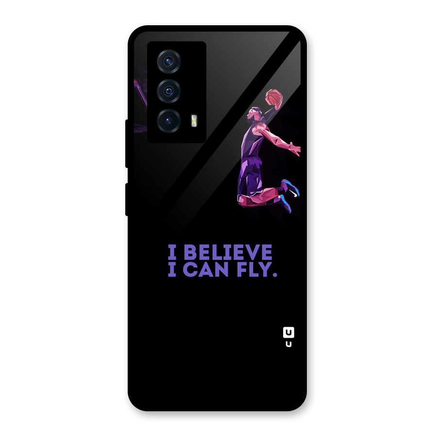 Believe And Fly Glass Back Case for Vivo iQOO Z5