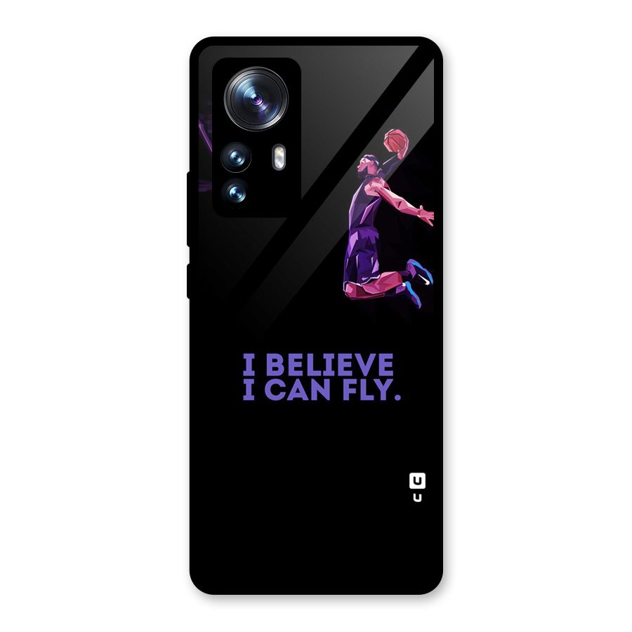 Believe And Fly Glass Back Case for Xiaomi 12 Pro