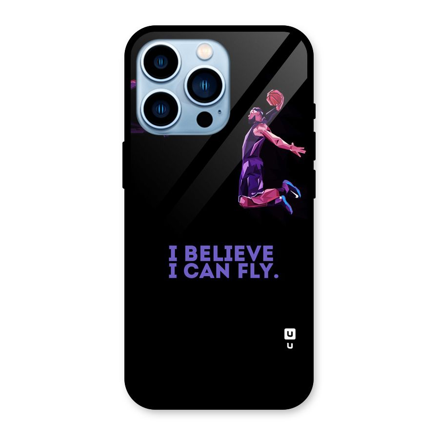 Believe And Fly Glass Back Case for iPhone 13 Pro