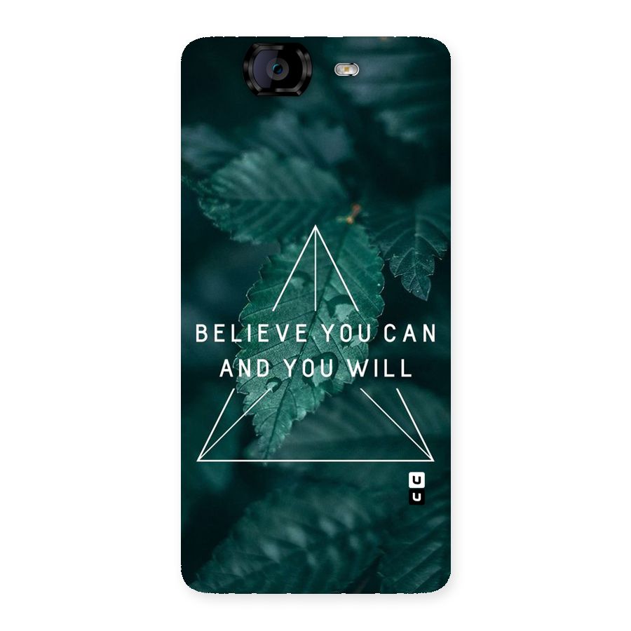 Believe You Can Motivation Back Case for Canvas Knight A350