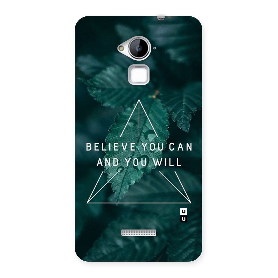 Believe You Can Motivation Back Case for Coolpad Note 3