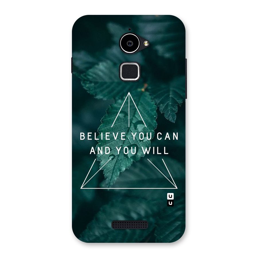 Believe You Can Motivation Back Case for Coolpad Note 3 Lite
