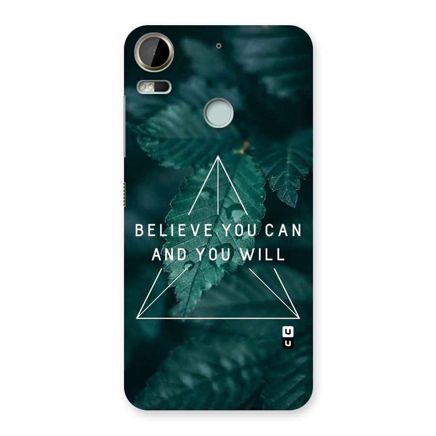 Believe You Can Motivation Back Case for Desire 10 Pro