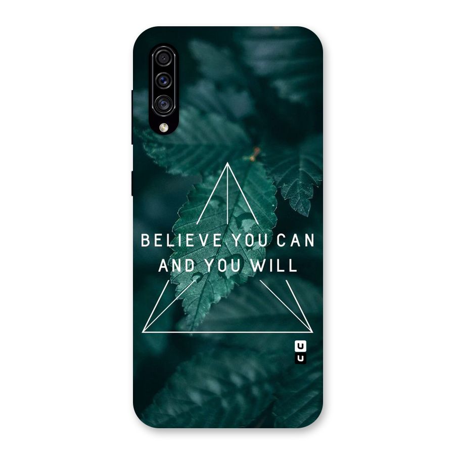 Believe You Can Motivation Back Case for Galaxy A30s