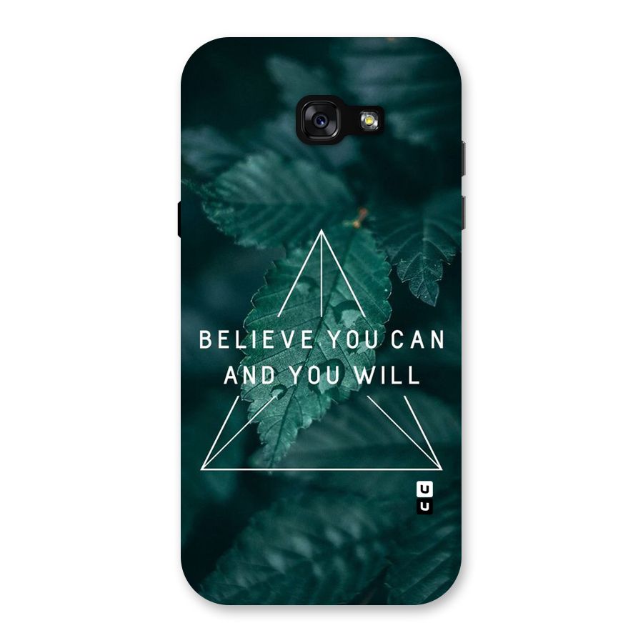 Believe You Can Motivation Back Case for Galaxy A7 (2017)