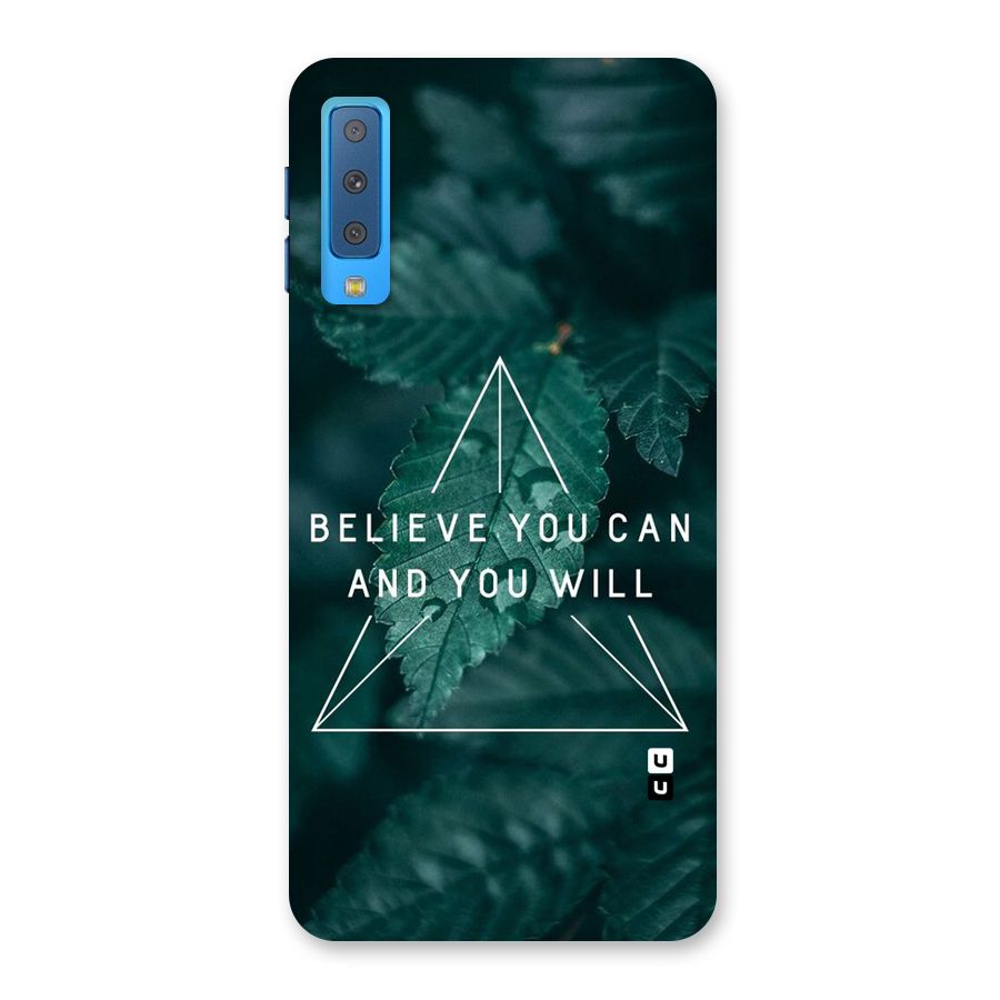 Believe You Can Motivation Back Case for Galaxy A7 (2018)