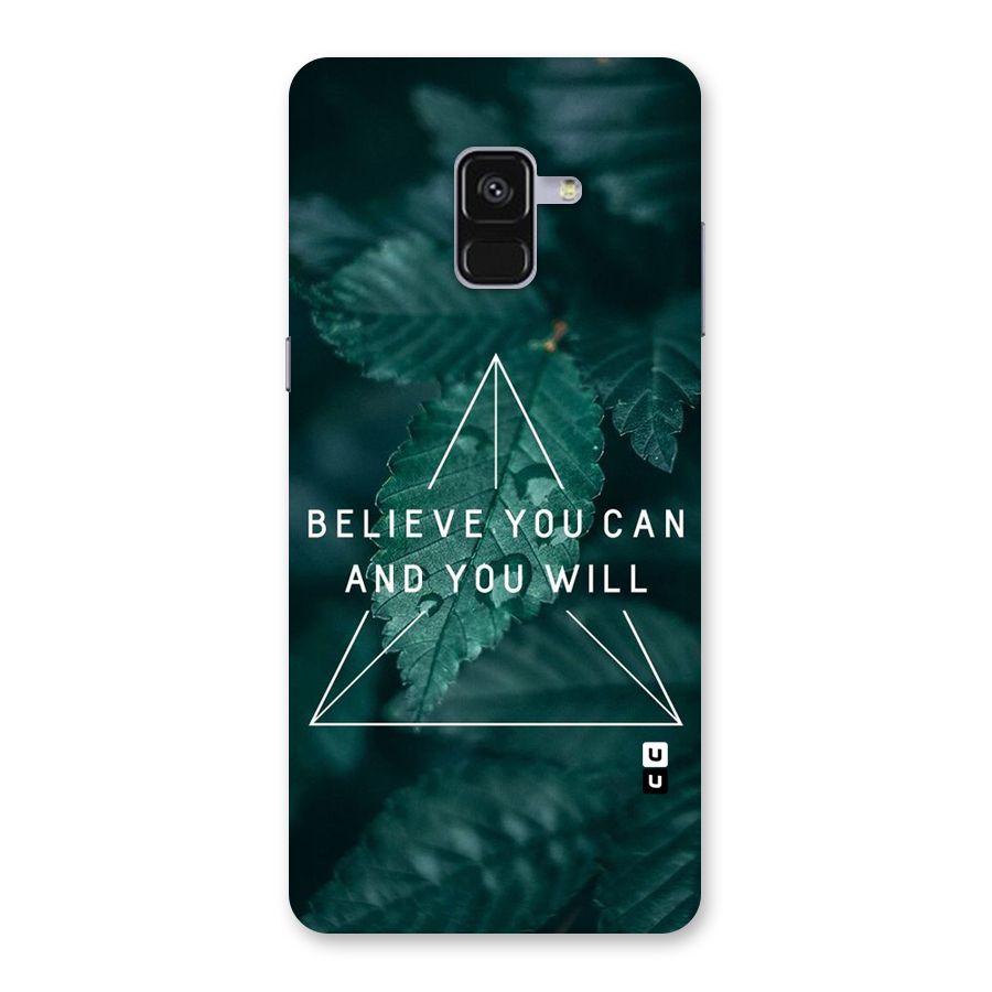 Believe You Can Motivation Back Case for Galaxy A8 Plus