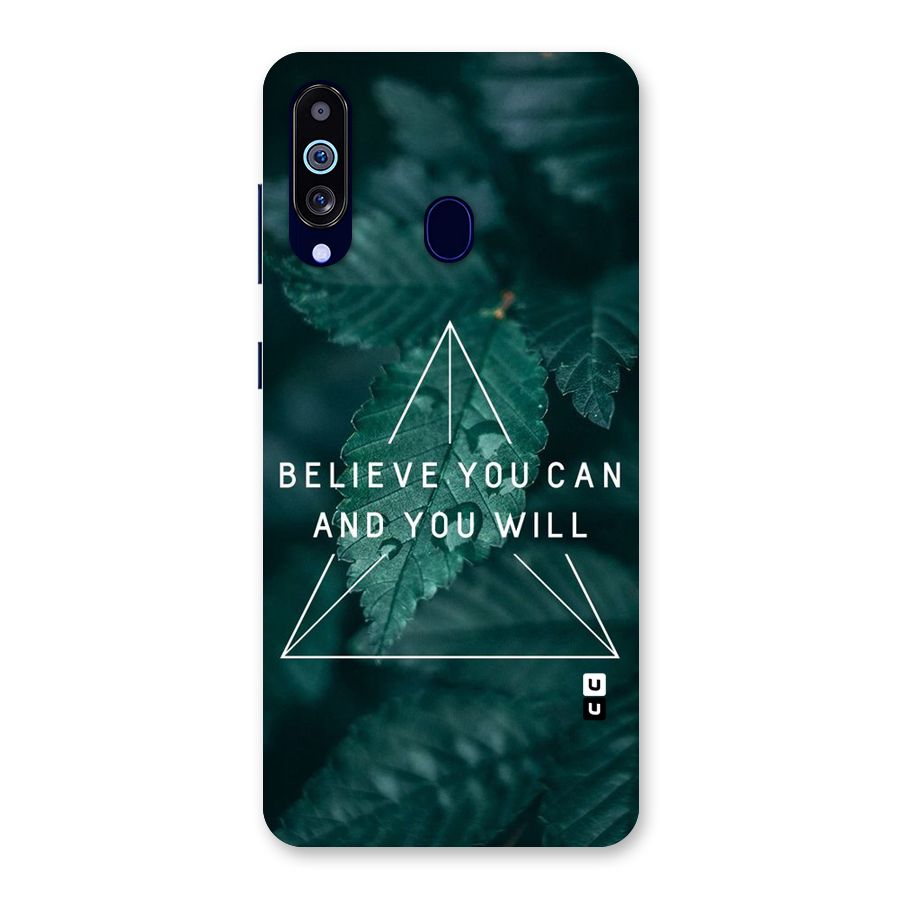 Believe You Can Motivation Back Case for Galaxy M40