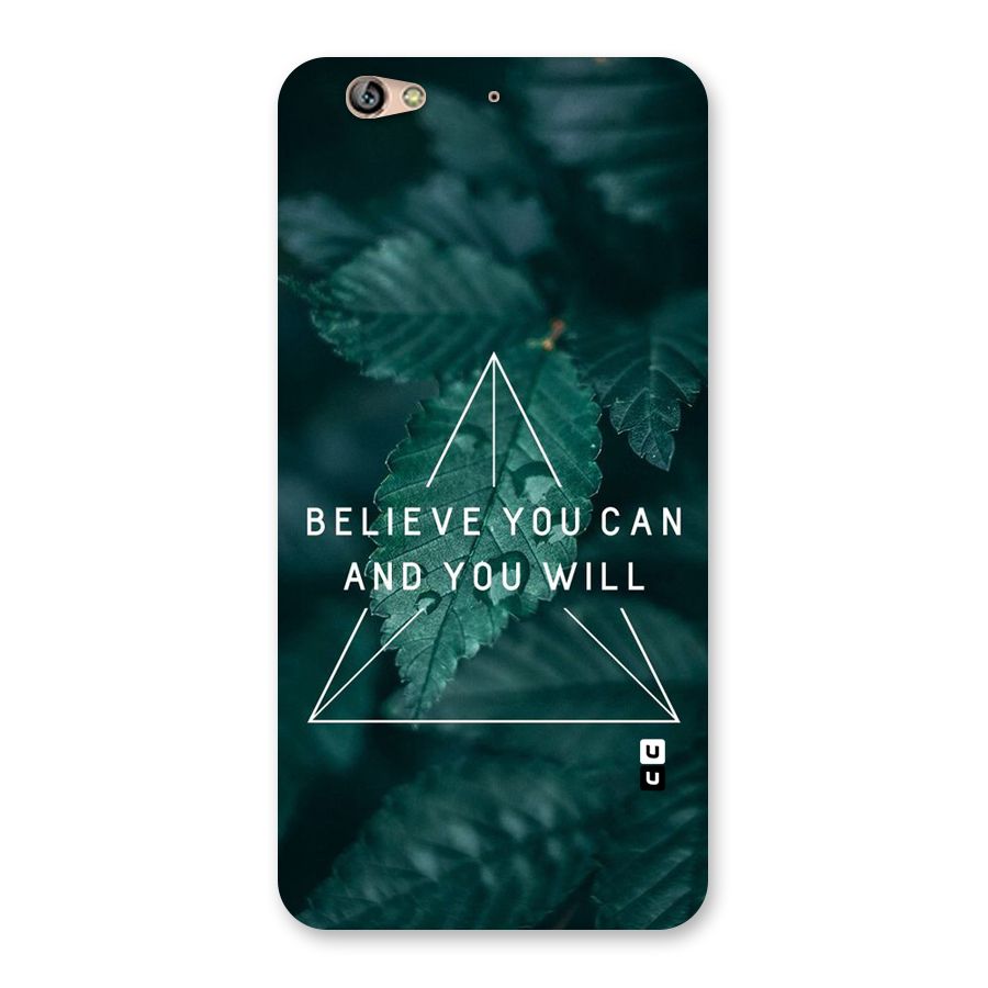 Believe You Can Motivation Back Case for Gionee S6