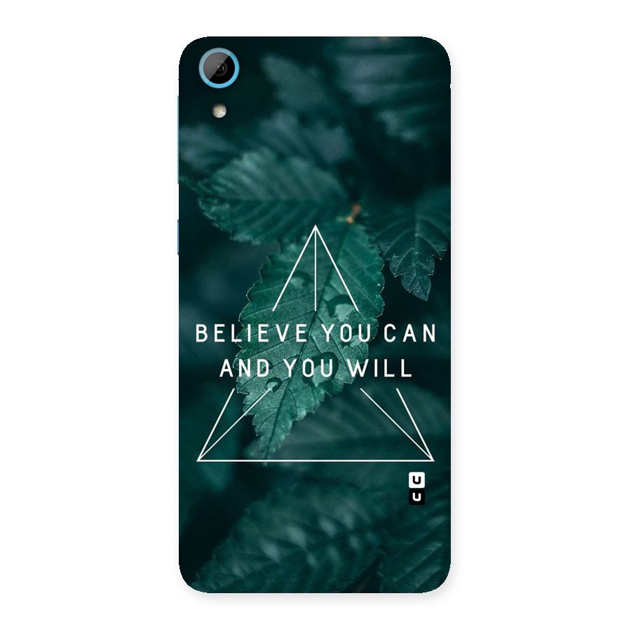 Believe You Can Motivation Back Case for HTC Desire 826