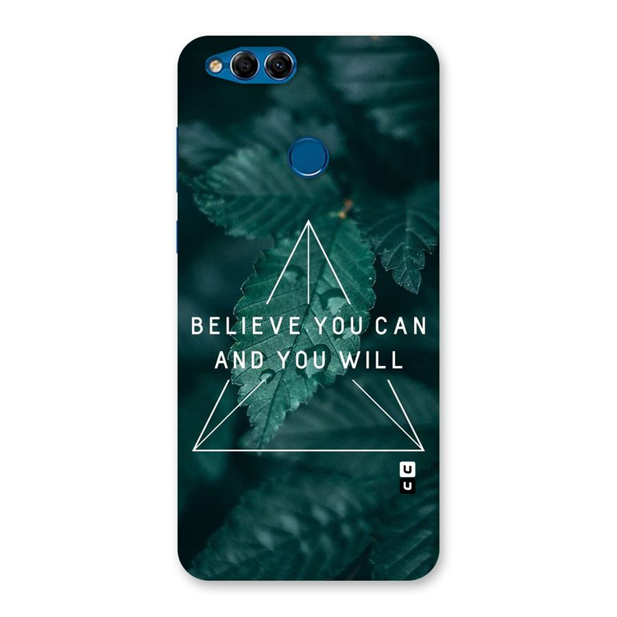 Believe You Can Motivation Back Case for Honor 7X