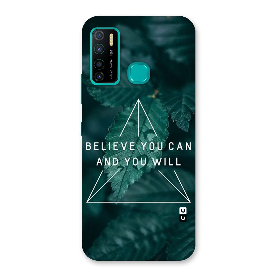 Believe You Can Motivation Back Case for Infinix Hot 9 Pro