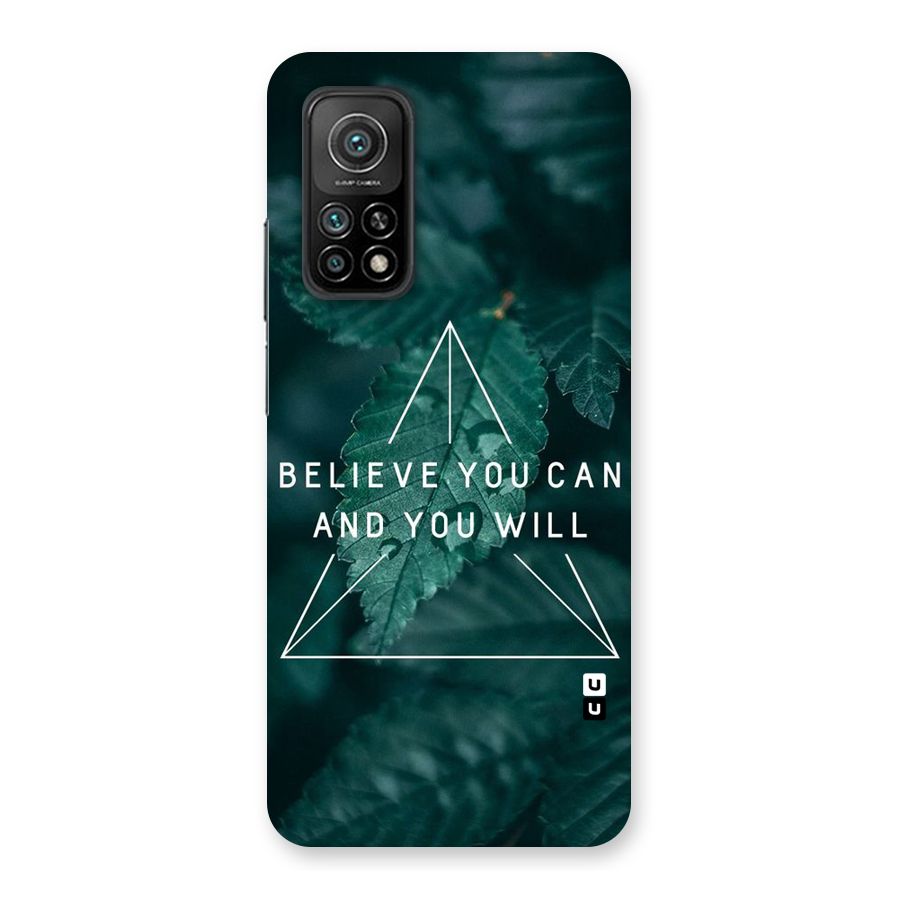 Believe You Can Motivation Back Case for Mi 10T Pro 5G