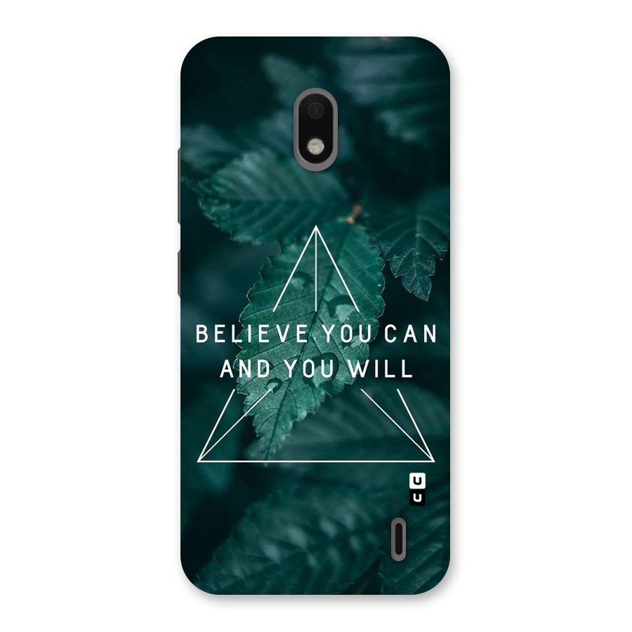 Believe You Can Motivation Back Case for Nokia 2.2