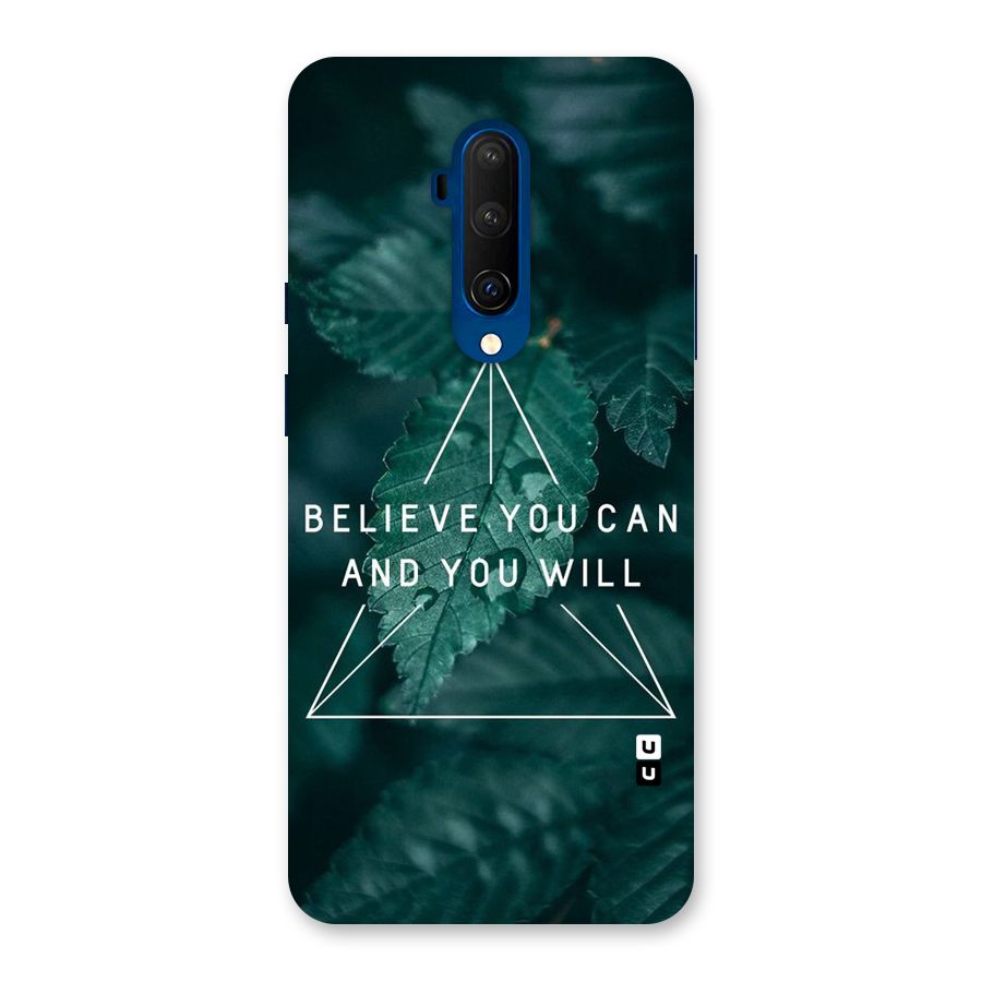 Believe You Can Motivation Back Case for OnePlus 7T Pro