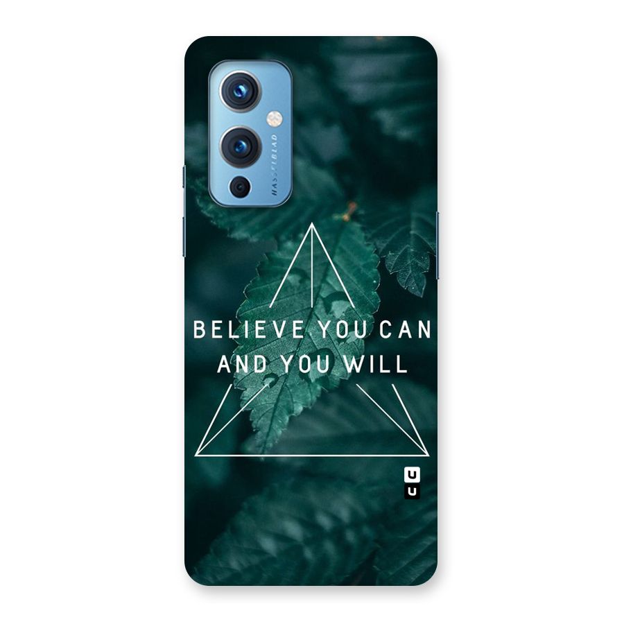 Believe You Can Motivation Back Case for OnePlus 9