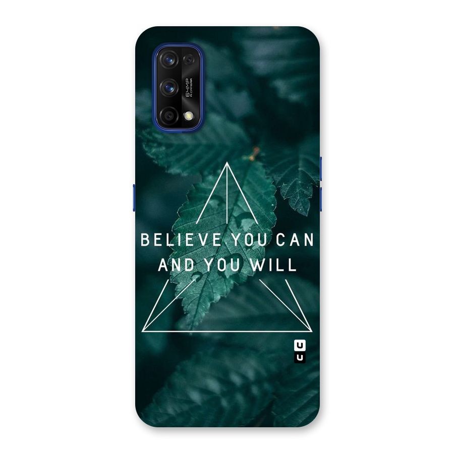 Believe You Can Motivation Back Case for Realme 7 Pro