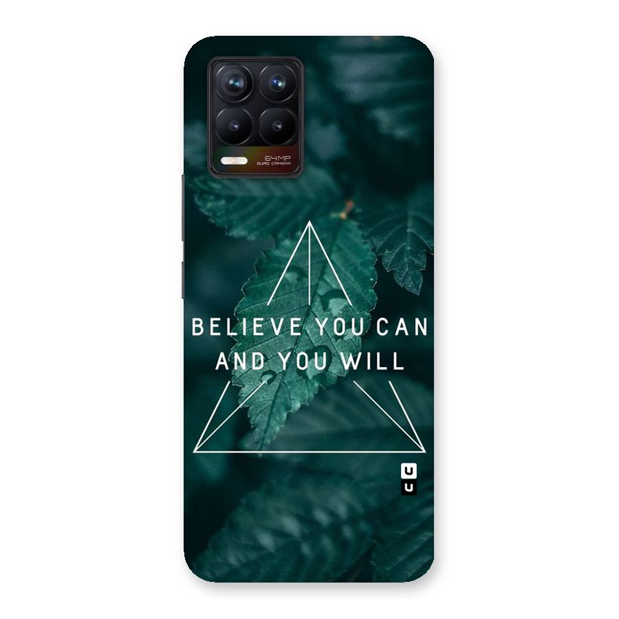 Believe You Can Motivation Back Case for Realme 8