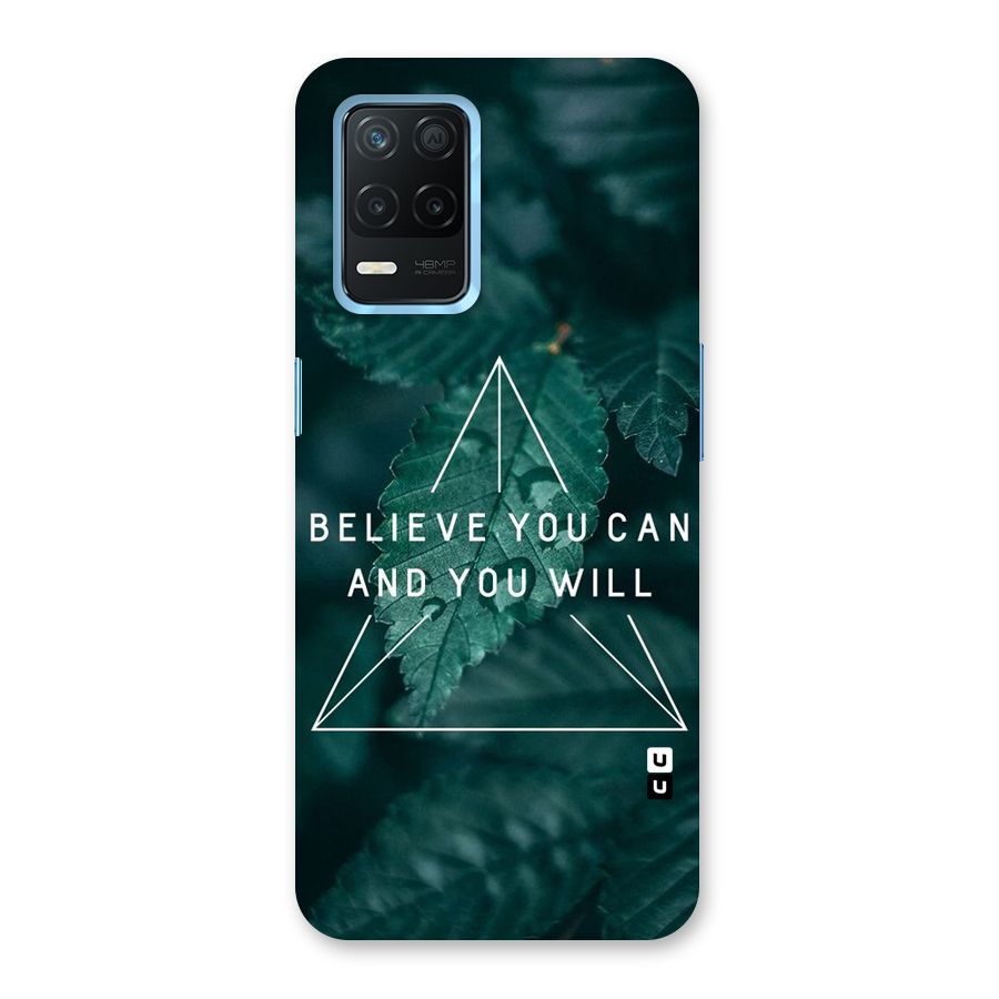 Believe You Can Motivation Back Case for Realme 8 5G