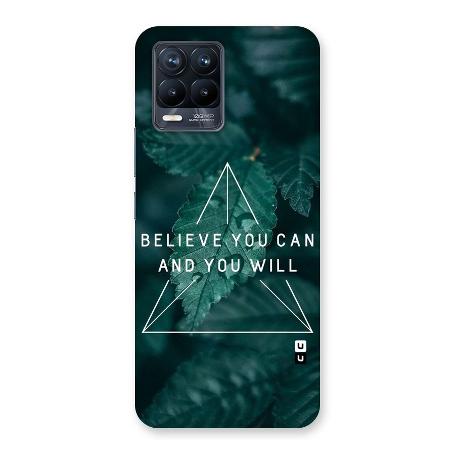 Believe You Can Motivation Back Case for Realme 8 Pro
