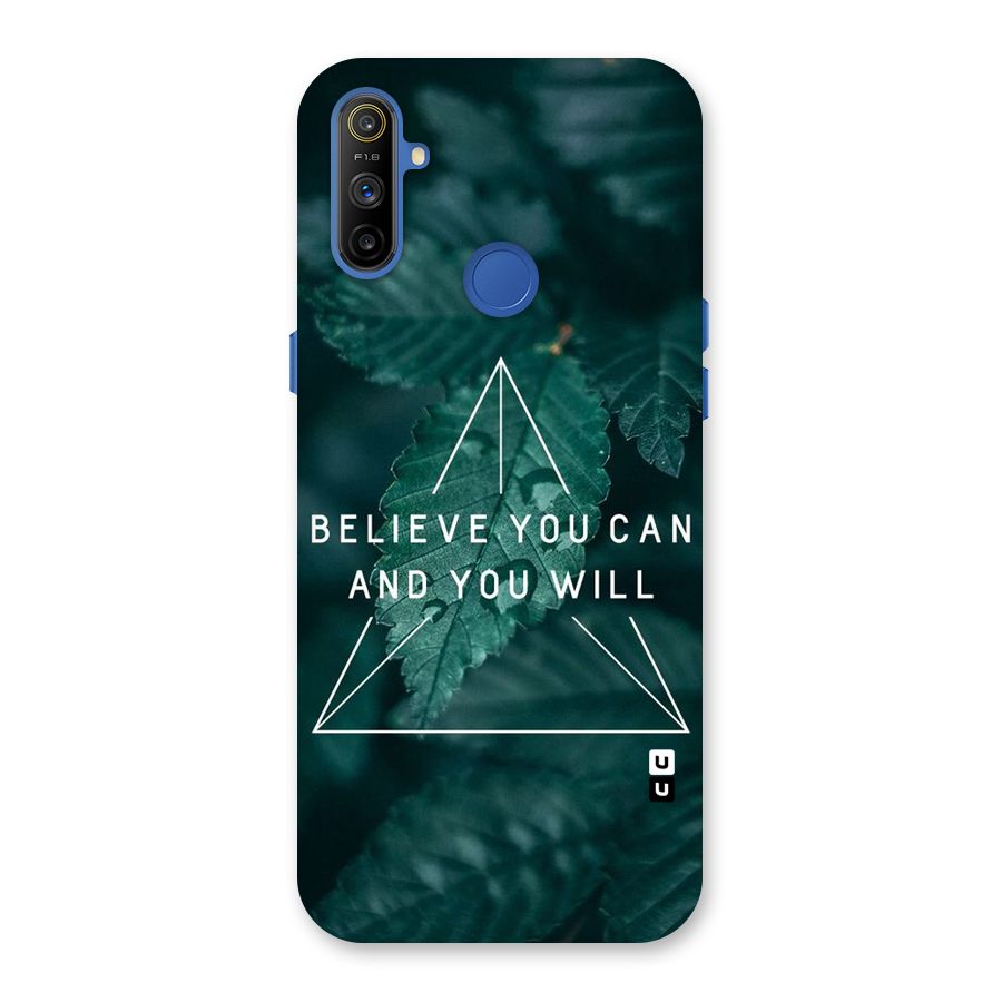 Believe You Can Motivation Back Case for Realme Narzo 10A