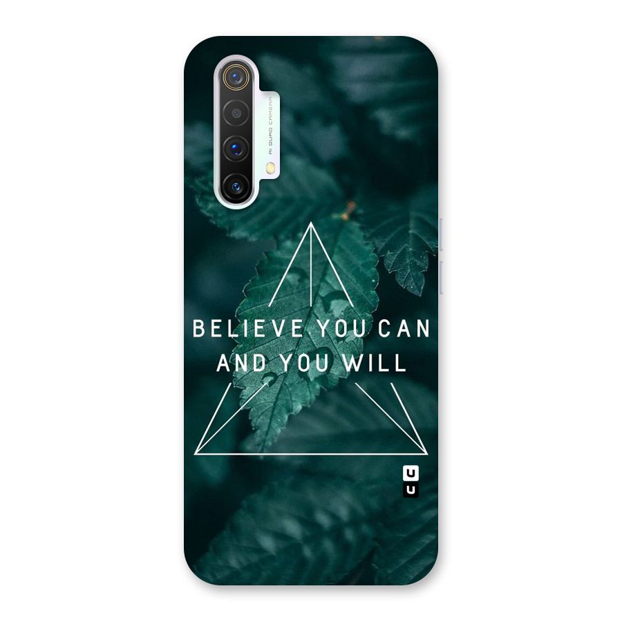 Believe You Can Motivation Back Case for Realme X3 SuperZoom