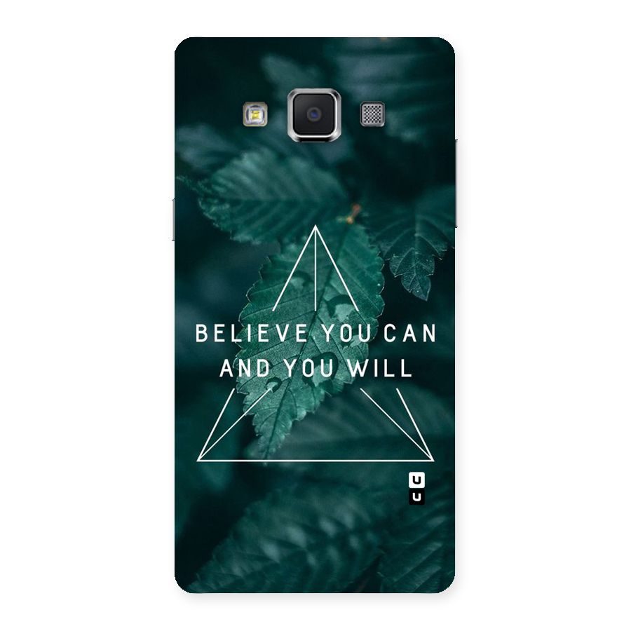 Believe You Can Motivation Back Case for Samsung Galaxy A5