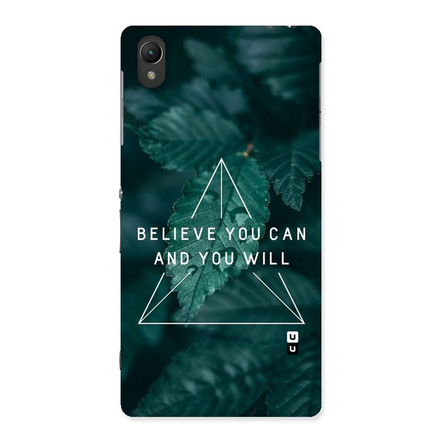 Believe You Can Motivation Back Case for Sony Xperia Z2
