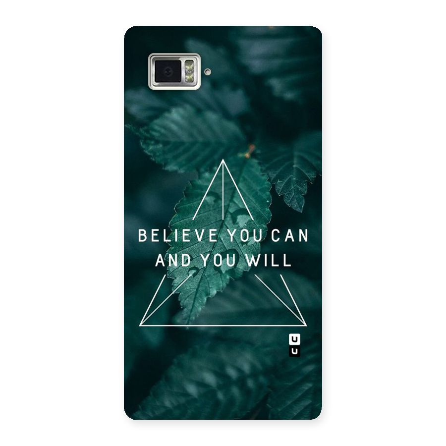Believe You Can Motivation Back Case for Vibe Z2 Pro K920