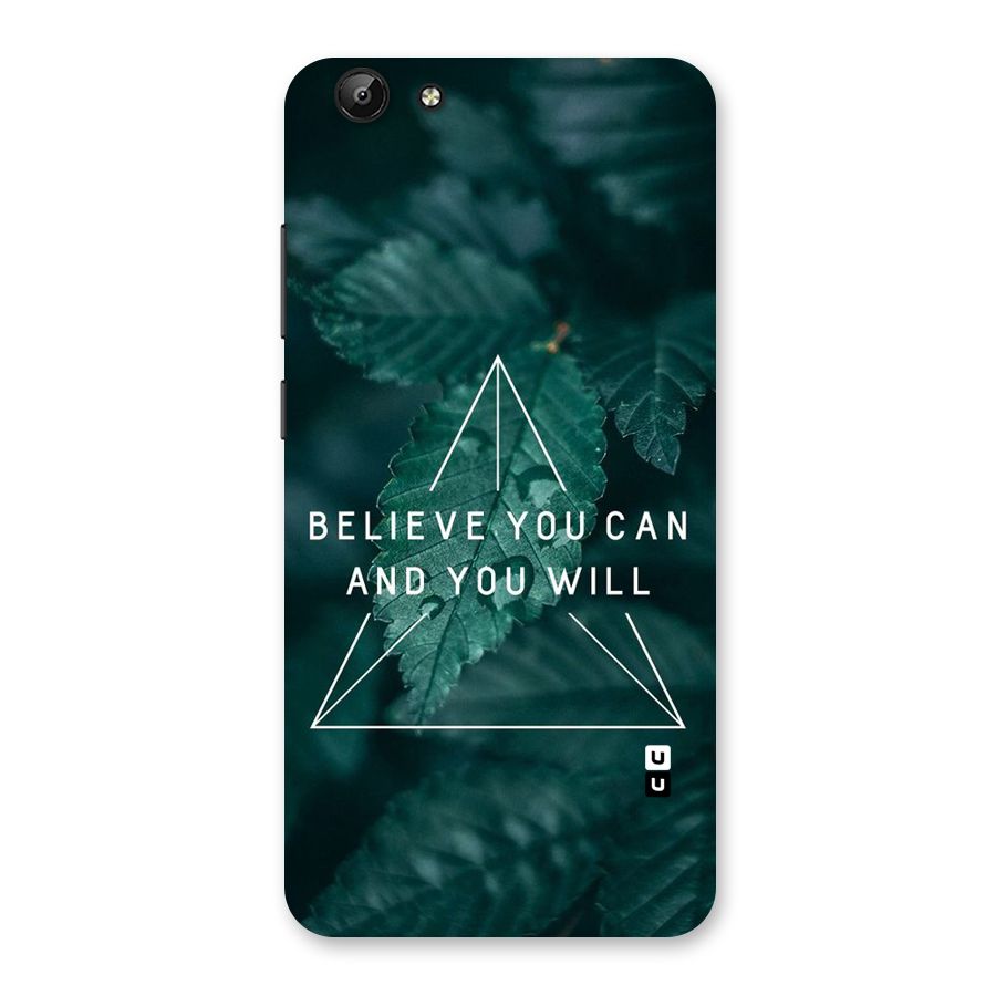 Believe You Can Motivation Back Case for Vivo Y69