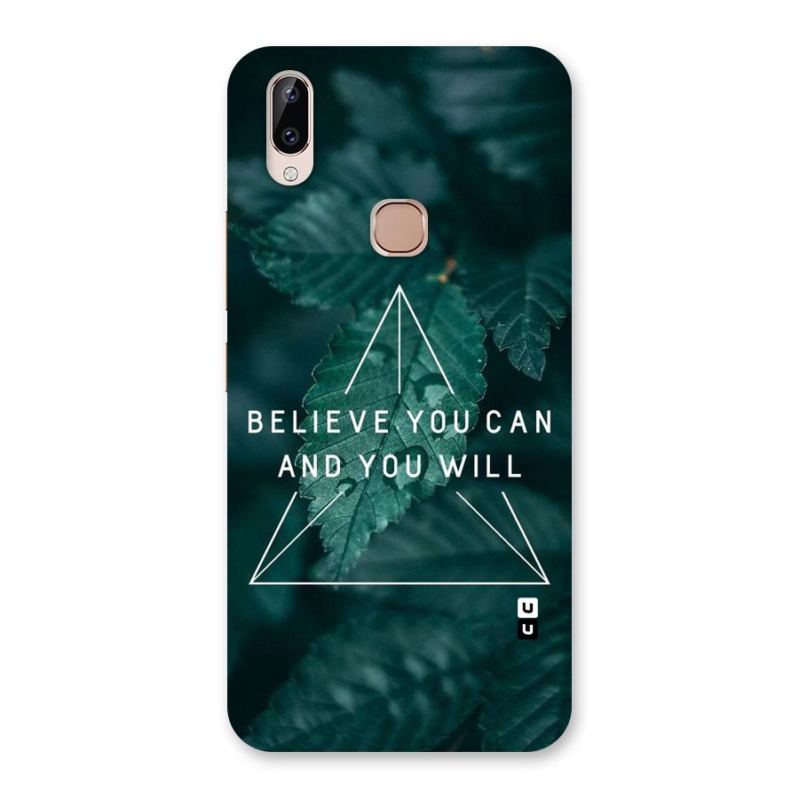 Believe You Can Motivation Back Case for Vivo Y83 Pro