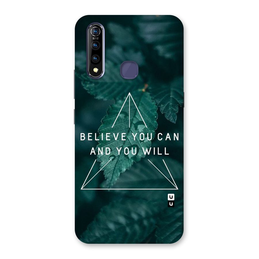 Believe You Can Motivation Back Case for Vivo Z1 Pro