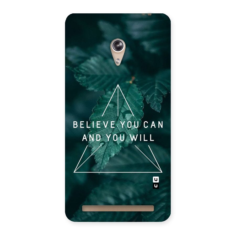 Believe You Can Motivation Back Case for Zenfone 6