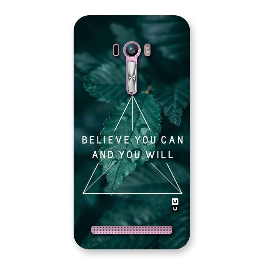 Believe You Can Motivation Back Case for Zenfone Selfie