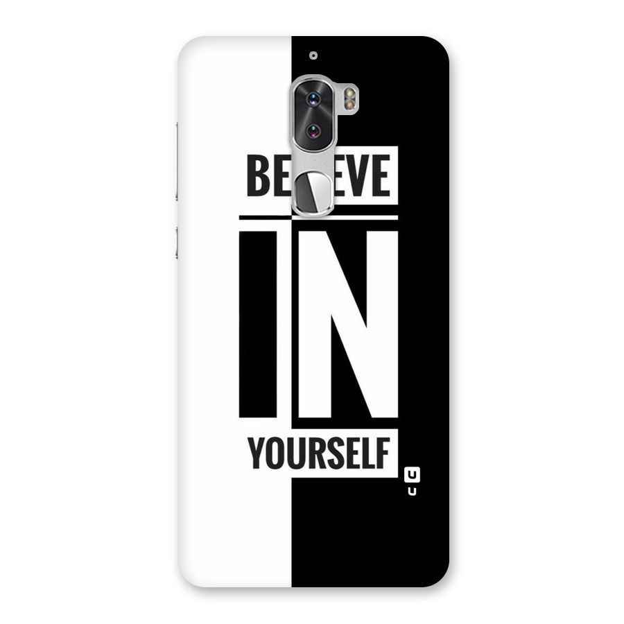 Believe Yourself Black Back Case for Coolpad Cool 1