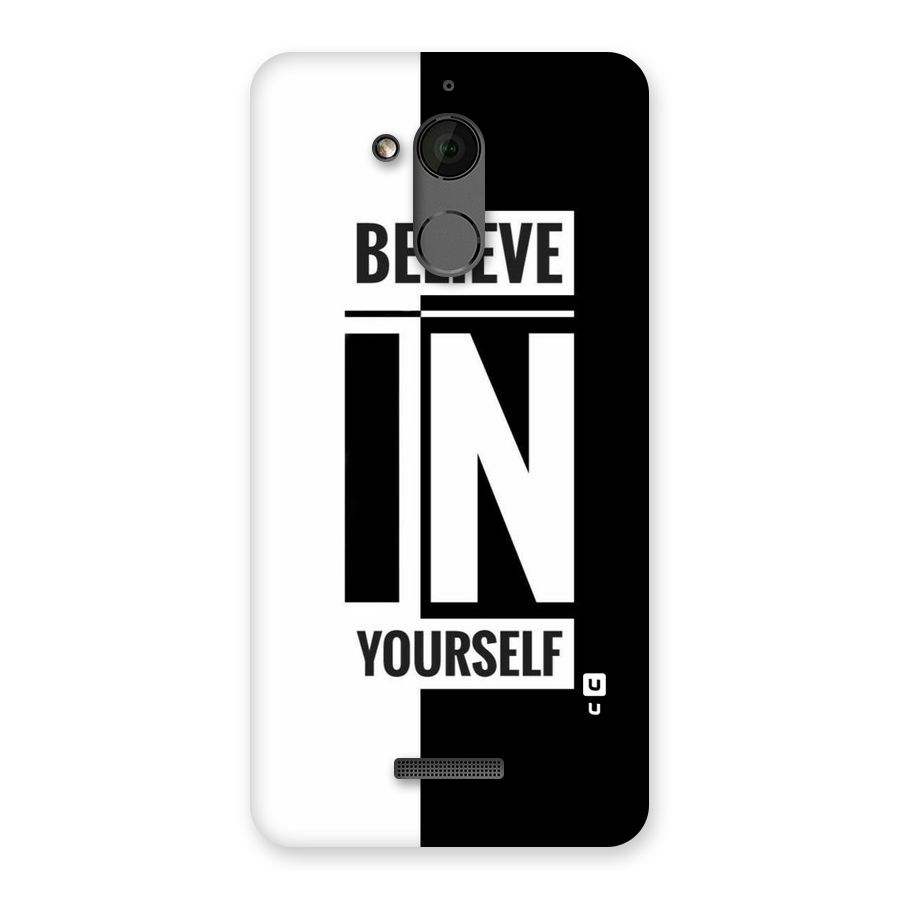 Believe Yourself Black Back Case for Coolpad Note 5