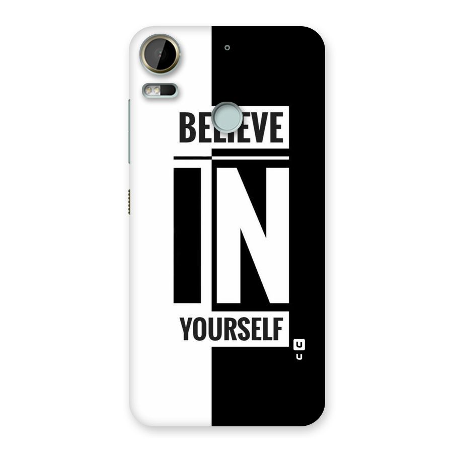 Believe Yourself Black Back Case for Desire 10 Pro