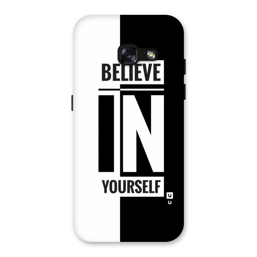 Believe Yourself Black Back Case for Galaxy A3 (2017)