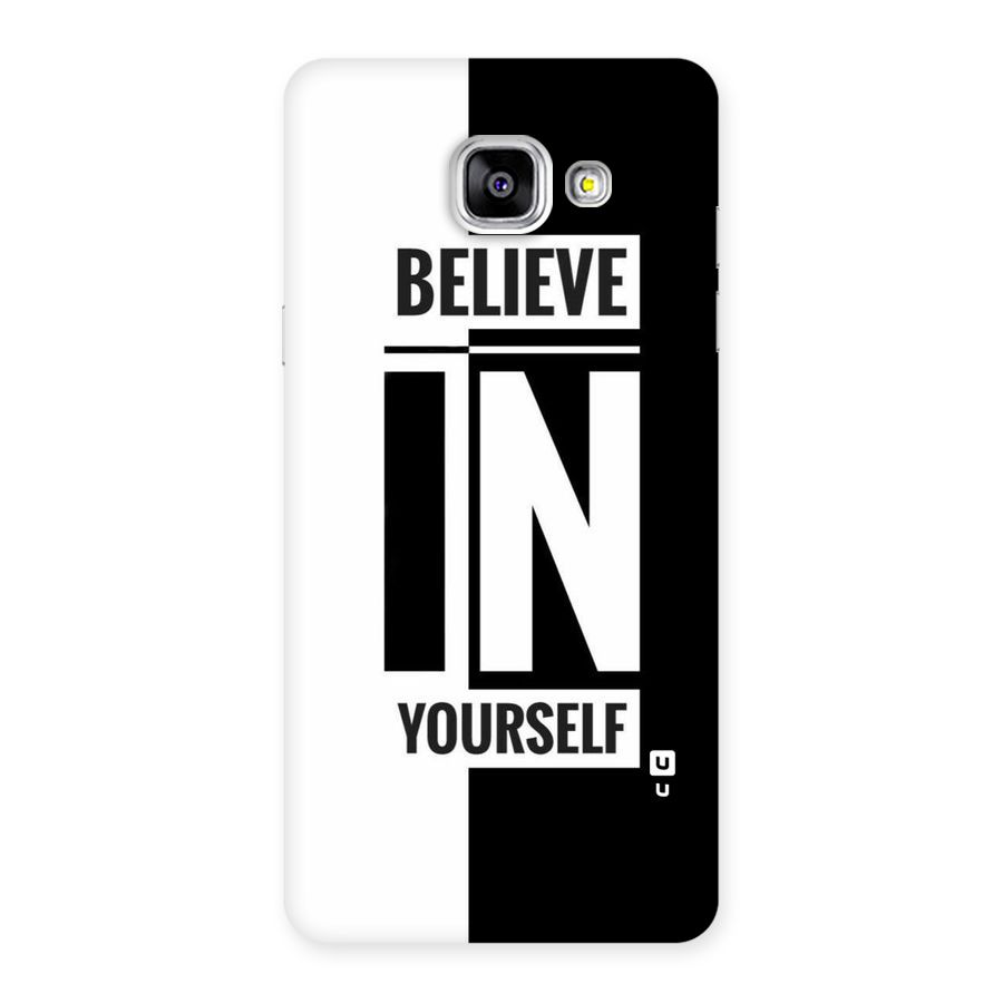 Believe Yourself Black Back Case for Galaxy A5 2016