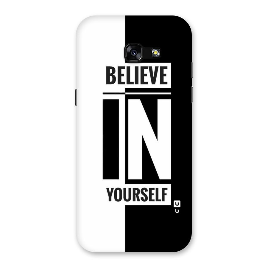Believe Yourself Black Back Case for Galaxy A5 2017