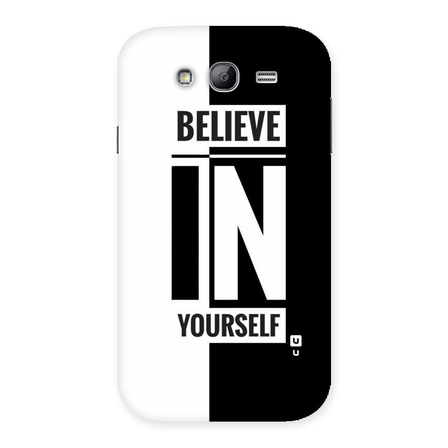 Believe Yourself Black Back Case for Galaxy Grand