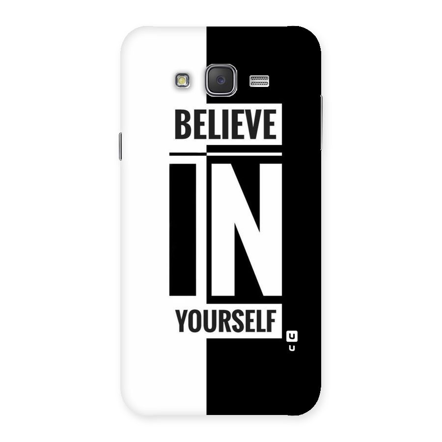Believe Yourself Black Back Case for Galaxy J7