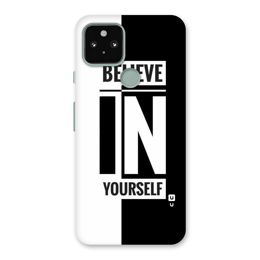 Believe Yourself Black Back Case for Google Pixel 5